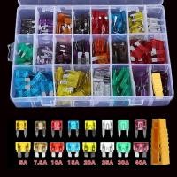 ราคา ชุดเครื่องขยายเสียงฟิวส์ฟิวส์รถยนต์ขนาดเล็กขนาดกลาง300ชิ้นพร้อม2 40A ชุดการจัดประเภทของฟิวส์ใบมีดรถยนต์คลิปกล่อง (21565591721)