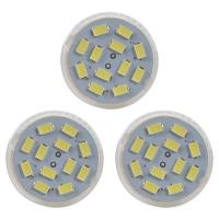 ราคา 3X 6W GU4 MR11 LED Spotlight MR11 12 SMD 5730 570 DC 12V White (21342621428)
