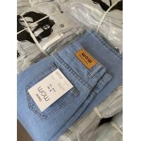 ราคา กางเกงยีนส์ขากระบอกเอวสูงผ้าไม่ยืด งานป้าย vintage (22026925457)