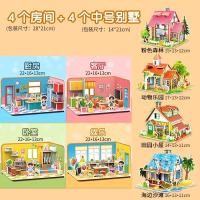 ราคา จิ๊กซอว์สามมิติโมเดล3มิติของเล่นเด็กประกอบและใส่เข้ากันบ้านห้อง DIY แฮนด์เมดสำหรับเด็กชายและเด็กหญิงพัฒนาสมองมือ (21755191214)