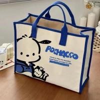 ราคา กระเป๋าผ้าแคนวาส ทรงโท้ท พิมพ์ลายการ์ตูนน่ารัก แบบถือนุ่ม (21980073589)