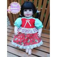 ราคา ชุดกระโปรงตุ๊กตา20 21นิ้ว ด้านหลังเป็นตีนตุ๊กแก (20033781667)