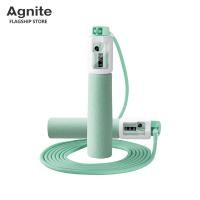 ราคา Agnite เชือกกระโดด เชือกกระโดดนักมวย เชือกกระโดดสำหรับการออกกำลังกาย น้ำหนักเบา ด้ามจับกระชับมือ มีหน้าปัดนับรอบ เชือกปรับได้ Jump Rope (21276511437)