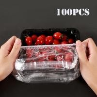 ราคา ฟิล์มห่ออาหาร ห่อพลาสติก ฟิล์มถนอมอาหาร ฟิล์มยืดหุ้มห่ออาหาร 100 ชิ้น ถุง (21441038651)