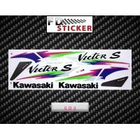ราคา สติ๊กเกอร์ Victor S ปี1996 สติ๊กเกอร์ วิคเตอร์ S ปี96 Kawasaki Victor 150 (21938641434)