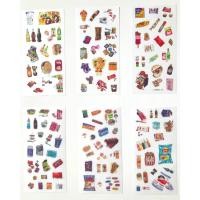 ราคา M Y 45pcs6sheets Cute Stickers Journal Diary Scrapbook (15264637358)