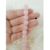 ราคา POOMJAI หินโรสควอตซ์ Rose Quartz กำไลหินมงคล กำไลหินแท้ กำไลหินธรรมชาติ Lucky Stone ขนาด 8 12 มิลแบ่งขายเป็นเซต ฟรีไหมร้อย (4201520206)