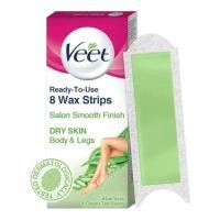 ราคา Veet Wax Strips วีท แว็กซ์สตริปส์ แผ่นแว็กซ์ขจัดขน บรรจุ 8 แผ่น 20 แผ่น (17811607044)