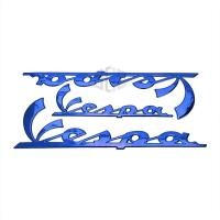 ราคา Set Logo for Vespa สติ๊กเกอร์นูน 3D สีดำ โครเมี่ยม สำหรับ PIAGGIO Vespa GTS300 LX125 LX150 125 150 เช่น Sprint Primavera 300 LX LXV (8975390162)