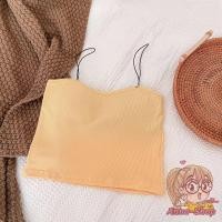 ราคา สายเดี่ยว เส้นเล็ก สายเดี่ยวครอป มีฟองน้ำในตัว สายเดี่ยวผ้าร่อง ยืดได้เยอะ A114 (16103546085)