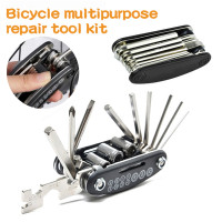 ราคา ชุดเครื่องมือซ่อมจักรยานแบบพกพาBike Repair Tool Kit 16in1 เครื่องมือประกอบจักรยาน ชุดซ่อมเอนกประสงค์SP09 (21445584269)
