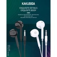 ราคา KAKUSIGA KSC 848 Wired Headphones หูฟังมีไมค์ แท้100 เบสหนัก EXTRA Bass stereo earphones smalltalk สมอทอล์คแท้ (20957050247)