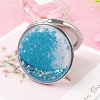 ราคา Small Makeup Mirror Flowing Sand Makeup Mirror Double Sided Makeup Mirror Cute Girl Heart Makeup Mirror Portable Makeup Mirror (20423967543)