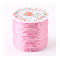 ราคา ด้ายยางยืด ด้ายยางยืดแบบแบน เอ็นยืดร้อยเครื่องประดับ DIY ด้ายสร้อยร้อยข้อมือ สร้อยคอ ด้ายยางยืดกว้าง 0 8 มม ยาว 6 ม ด้ายร้อยลูกปัด (18893296158)