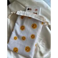 ราคา กระเป๋าหูรูดลายหน้ายิ้ม กระเป๋าผ้าหูรูด ถุงหูรูด กระเป๋าใส่มือถือ พาวเวอร์แบงค์ กระเป๋าใส่ของ (19474148469)