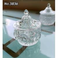 ราคา ถ้วยแก้ว ฝาปิด ถ้วยแก้วคริสตัลพร้อมฝาปิด No 3836 3839 (21718944413)
