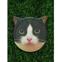 ราคา พร้อมส่ง แผ่นรองแก้ว เซรามิครองแก้ว แผ่นหินรองแก้ว ที่รองแก้วเซรามิค ลายน่ารักๆ ลายน้องแมว (19343051313)