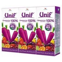 ราคา ยูนิฟเฟรช น้ำผักผลไม้รวม40 180 มล x 3 กล่อง (21595405141)