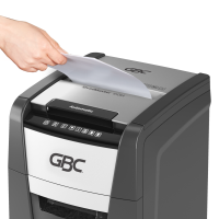 ราคา GBC เครื่องทำลายเอกสาร รุ่น Micro cut Shredder ShredMaster Auto 150M สีดำ ShredMaster Auto 150M Micro Cut Small Office Shredder (19535184734)