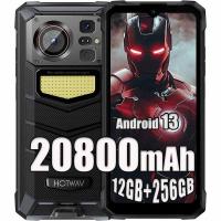 ราคา HOTWAV W11 Android 13โทรศัพท์มือถือกลางแจ้ง12GB 256GB ขยายได้2TB แบตเตอรี่20800MAh สมาร์ทโฟนกลางแจ้ง33W ไม่มีสัญญา6 6นิ้ว HD ไซต์ก่อสร้าง64MP โทรศัพท์มือถือ กล้อง16MP 4G ซิมคู่IP68 Nfc otg gps face ID