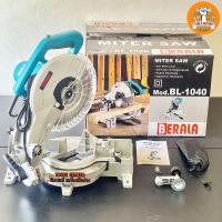 ราคา แท่นตัดองศาแบบเอียงใบตัดได้ เลื่อยองศา แท่นตัด 10 นิ้ว Berala รุ่น BL 1040 กำลัง 1650W ตัดไม้ ตัดเหล็ก ตัดอลูมิเนียม แถมฟรี ใบเลื่อย (21055517393)