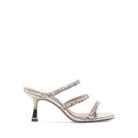 ราคา Nine West รุ่น Macai รองเท้าแตะส้นสูง สีทอง (21393694092)