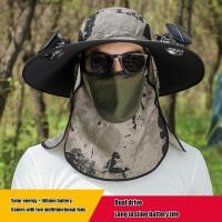 ราคา SENCHI丨หมวกขอบใหญ่ของผู้ชายชาร์จพลังงานแสงอาทิตย์แบตเตอรี่ลิเธียมอายุการใช้งานยาวนานหมวกติดพัดลมลมแรงกันแดด Topi Bucket แห้งเร็ว (21898918162)
