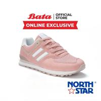 ราคา Online Exclusive Bata บาจา ยี่ห้อ North Star รองเท้าสนีคเคอร์ รองเท้าผ้าใบ รองเท้าผ้าใบแฟชั่น สำหรับผู้หญิง รุ่น Adrasta สีชมพู 5205012 (10180340735)