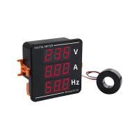 ราคา AC Ammeter Voltmeter Three Display Current Voltage Frequency Meter AC50 500V AC0 120A 10 99 9Hz (20288770446)