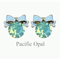 ราคา IMAGIE ต่างหูริบบิ้นผสมคริสตัลสีๆน่ารักๆ (21742268340)