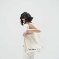 ราคา HOMELAND กระเป๋าสะพายผ้าแคนวาส สกรีนลาย minimal ด้านล่าง (20672289197)