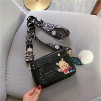 ราคา TOP กระเป๋าสะพายไหล่ทรงสี่เหลี่ยมใบเล็กพิมพ์ลายการ์ตูนหมีพูห์แฟชั่นสตรี 2020 (18298112752)