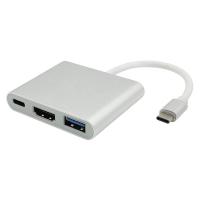 ราคา USB C TO HDMI รองรับ VGA Type C USB 3 0ฮับอะแดปเตอร์สำหรับ MacBook Nintendo Samsung Huawei Xiaomi แล็ปท็อปเดสก์ท็อป (22000221249)