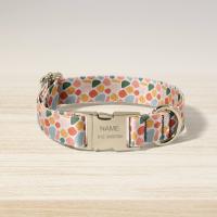 ราคา ปลอกคอสุนัขสลักชื่อ ปลอกคอแมว ปลอกคอแฟชั่น ลายใหม่ colorful น่ารัก สีสดใส ปลอกคอสีหวาน วัสดุผ้าแคนวาส พร้อมสลักชื่อน้องหมาแมวฟรี (21662957800)