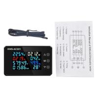 ราคา KWS AC301วัตต์มิเตอร์โวลต์มิเตอร์ AC เครื่องวิเคราะห์กำลังไฟ50 300โวลต์มิเตอร์ไฟฟ้ากระแสสลับเครื่องตรวจจับไฟฟ้า0 20 100A (21983330465)