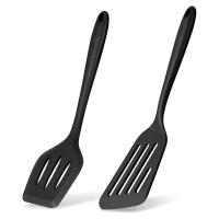 ราคา 2 Pcs Silicone Slotted Fish Turner SpatulaFlipper Spatulas for Non Stick Cookware BakingCookingHeat Resistant (19409311437)