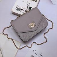 ราคา L0009 กระเป๋าสะพายหน้าจดหมายสายสะพายโซ่ทอง กระเป๋าแฟชั่นกระเป๋าสะพาย ใบใหญ่ 19X15CM (21740644483)