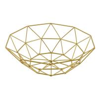 ราคา danglan Metal Wire Fruit Basket Fruit Bowl Large Round Bread Storage Bowl Stand (22029506202)