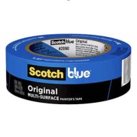 ราคา 3M blue tape เทปกาวสีฟ้า 18มม 24มม 36มม 48มม x 54 8เมตร Scotch Blue 2090 (21763539329)