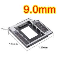 ราคา ถาดแปลง dvd ใส่ ssd ถาดแปลง ใส่ HDD SSD ในช่อง DVD Notebook 9 0mm Universal SATA 2nd HDD SSD Hard Drive Caddy D38 (5321250013)