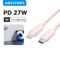 ราคา Vention PD 27W USB 2 0 Type C เป็น Lightning สายชาร์จเร็ว for iPhone 15 Pro Max 14 13 Pro Max Mini Xs Xr X iPad หัวชาร์จไอโฟน (21845291271)