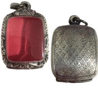 ราคา แถมแหนบ กรอบพระ ตลับเงิน ตลับพระใส่พระแต่งเก่าหลายพิมพ์ (12115407756)