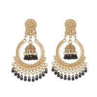 ราคา LEMOER ต่างหู Jhumka ประดับลูกปัดไข่มุกแบบชาวเตอร์อินเดียต่างหูห้อยระย้าสีทองทรงกลมต่างหูระย้าประดับลูกปัด2024วินเทจเครื่องประดับ Brinsos (21521625252)