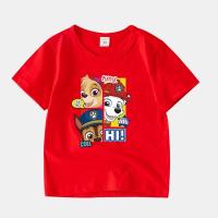 ราคา เด็กน่ารักแขนสั้น พร้อมส่ง เสื้อยืดแขนสั้นลําลอง คอกลม ผ้าฝ้าย ลายการ์ตูน Paw Patrol 8 สี สําหรับเด็ก AA001 (21665127465)