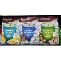 ราคา 1ชิ้น Campbell Cream of Corn Mushroom Chicken Soup Box 66g ครีมข้าวโพด เห็ด ซุปไก่ สำเร็จรูป (20145828328)