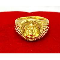 ราคา แหวนทอง 18k แหวนมงคล พระพิฆเนศเทพเจ้าแห่งความสำเร็จค้าขายร่ำรวยเงินทอง รับประกันสินค้าดีมีคุณภาพ (21559805657)