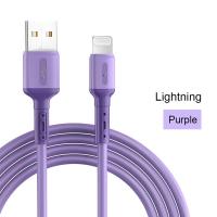 ราคา สายชาร์จไอโฟน สายชาร์จ iPhone สายชาร์จสำหรับไอโฟน 3A Silicone Lightning Cable for iPhone 5 5S 6 6S 7 7P 8 X XR iPad iPod (10073004919)