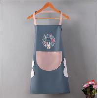 ราคา ผ้ากันเปื้อน มีผ้าเช็ดมือในตัว เนื้อผ้า PVC ลายการ์ตูน น่ารัก ผ้ากันเปื้อนร้านกาแฟ ผ้ากันเปื้อนแบบสวม (21069896686)