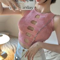 ราคา เสื้อแขนกุดไหมพรม เว้าตรงอกผ้านุ่มยืดได้ (19151726800)