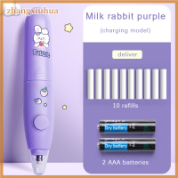ราคา zhangxiuhua ยางลบไฟฟ้ายางลบแบบใช้นวดน่ารักสำหรับเด็กและนักเรียนใช้ในโรงเรียนเครื่องเขียนยางลบดินสอเติมได้ (21159585200)